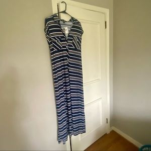 Rouge Maxi Striped Dress- 4X